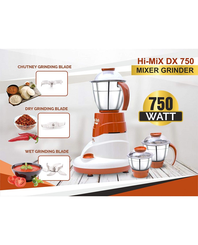 Hi-Mix DX 750-Watt Mixer Grinder